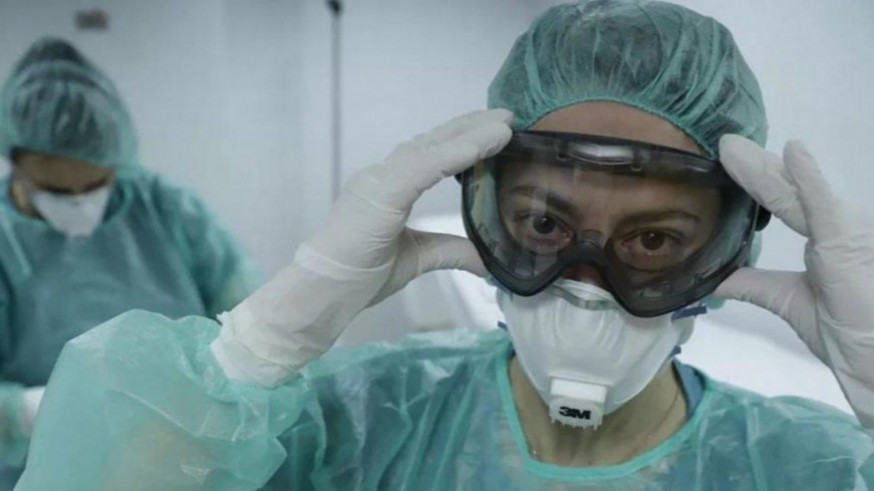 Profesionales sanitarios durante la primera ola de la pandemia. Foto: Europa Press