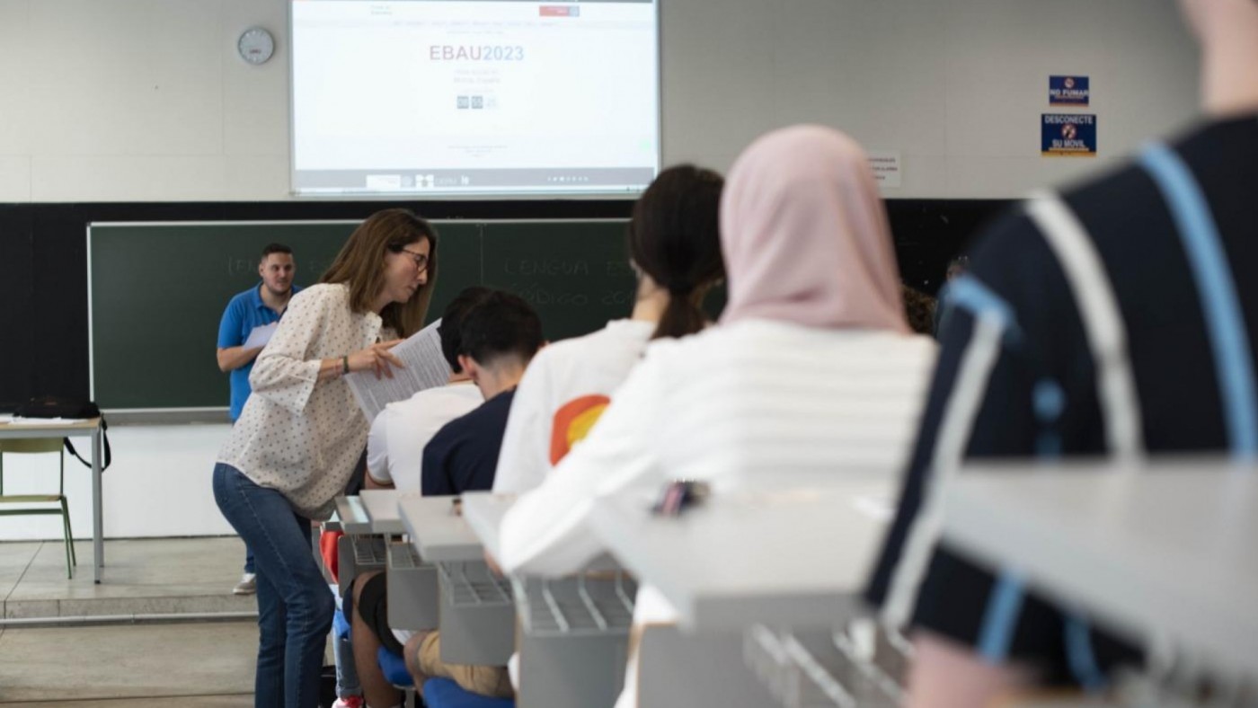 Pruebas EBAU para 1.800 alumnos desde el lunes