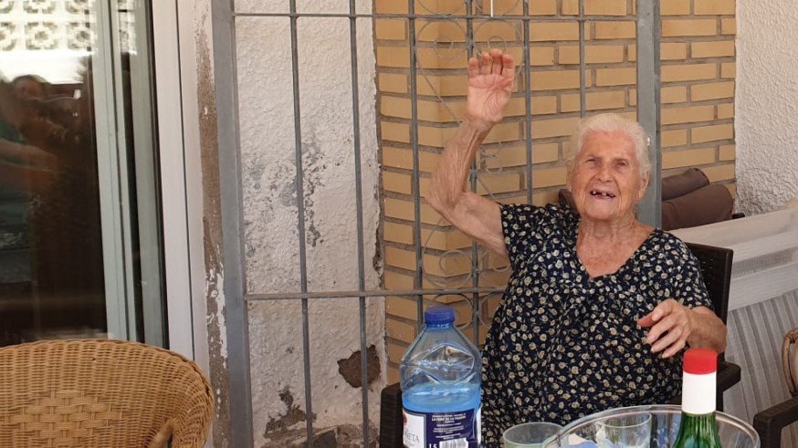 Luisa, en una imagen durante el pasado verano
