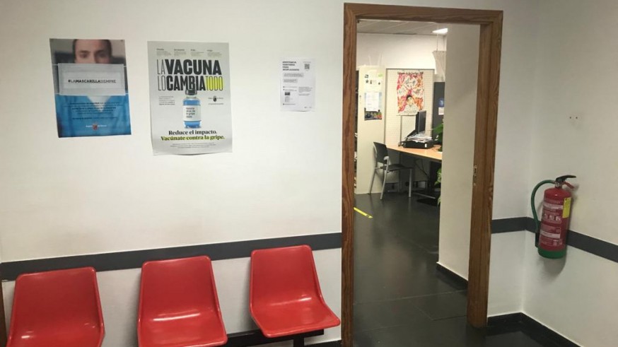 Centro de Salud listo para vacunar contra la gripe. Foto: ORM