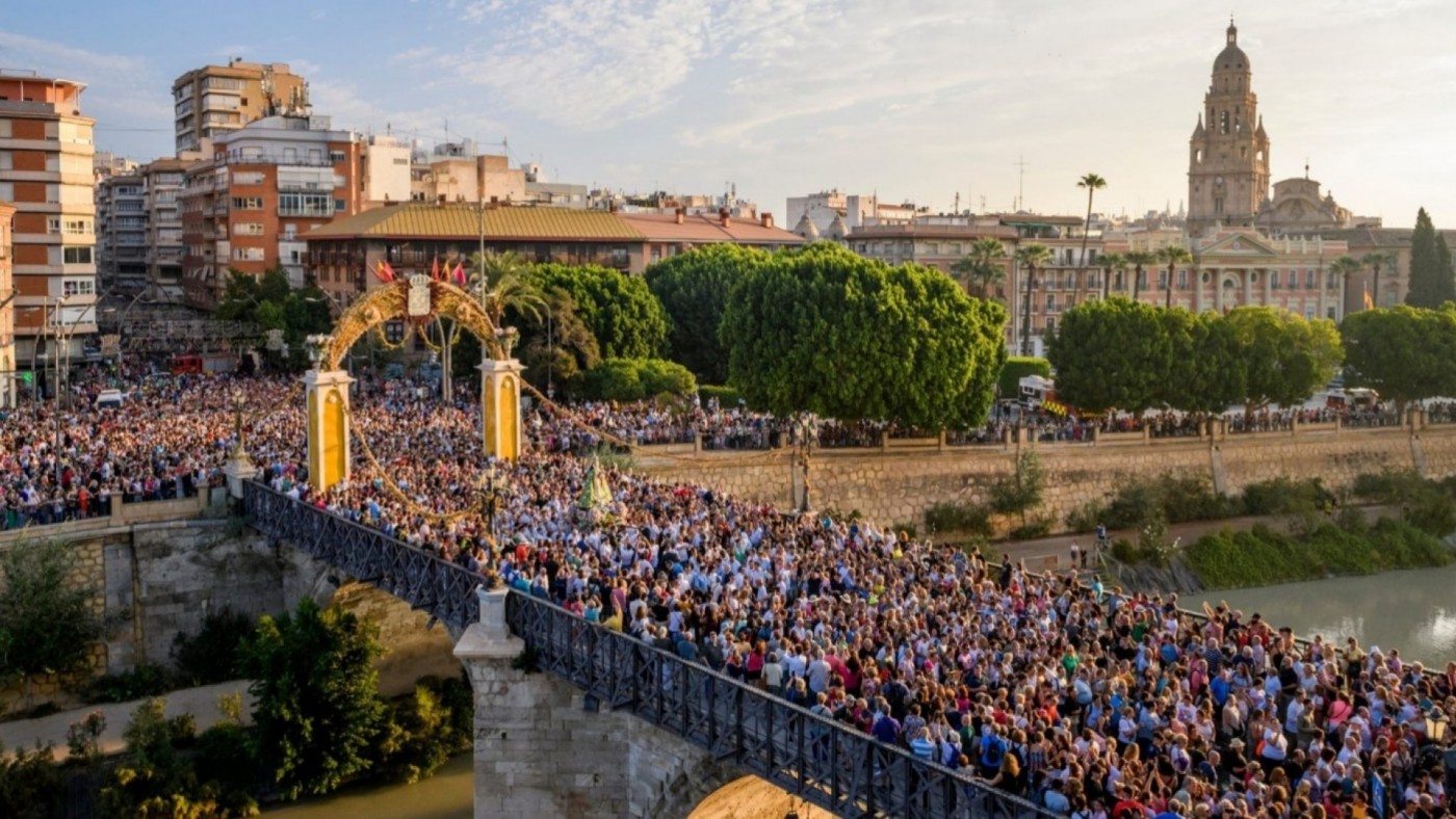 Transporte público gratuito para acompañar a la Virgen de la Fuensanta