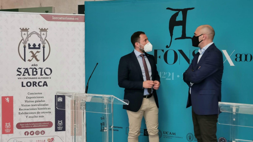 Un momento de la presentación de las actividades de Murcia y Lorca