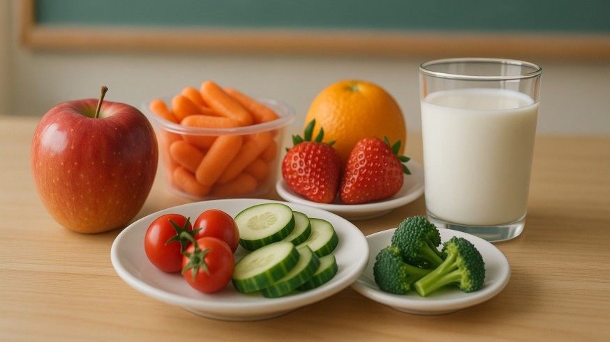 Frutas, verduras y leche llegarán a los comedores de casi 300 colegios de la Región