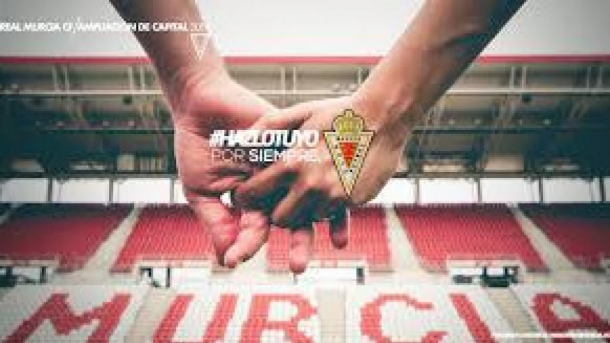 Un grupo de aficionados trata de colocar al Real Murcia como 'trending topic' este fin de semana