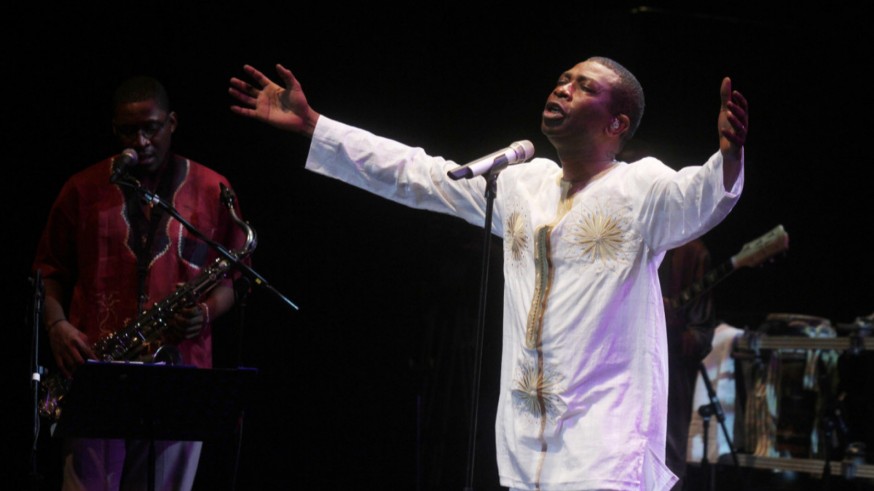 El cantante senegalés Youssou N´Dour 