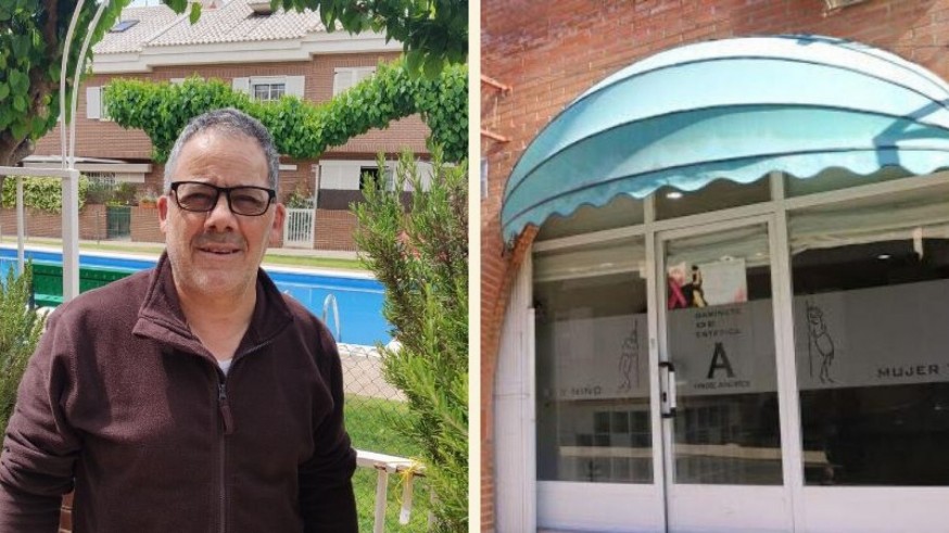 Antonio Andrés Sánchez y su peluquería