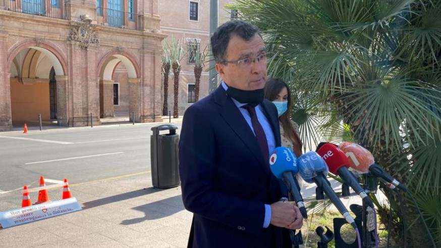 Ballesta esta mañana en rueda de prensa