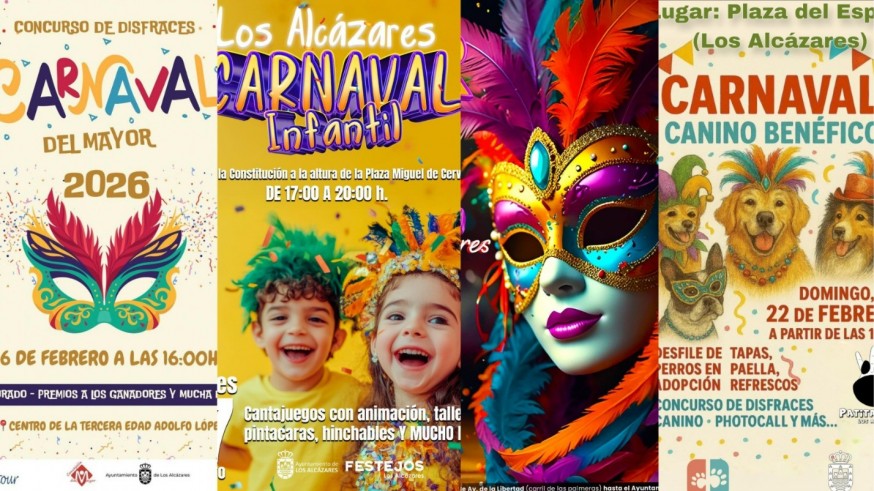 Los Alcázares despliega su magia carnavalera: Desde el gran desfile regional hasta el concurso para mascotas