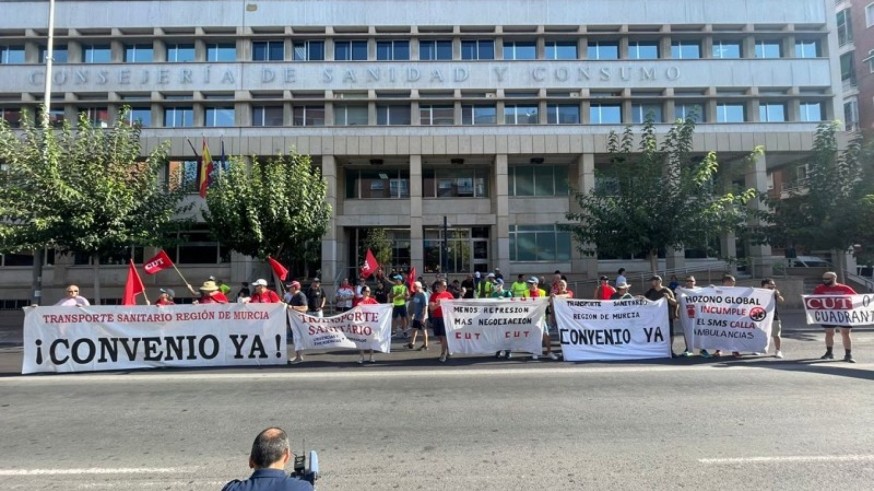 Huelga indefinida del transporte sanitario en la Región de Murcia a partir del 5 de agosto 