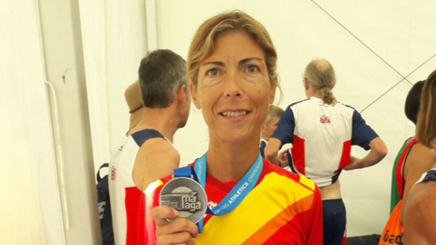 Mercedes Merino, atleta, murciana.