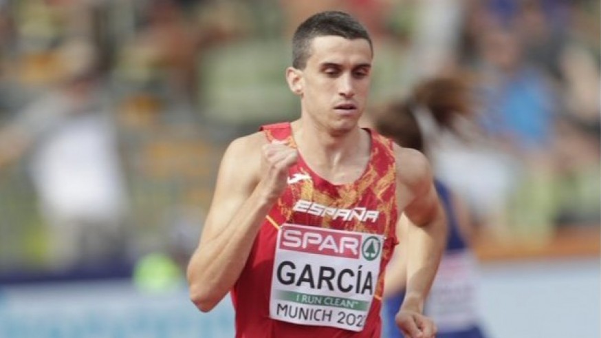 Mariano García se mete en la semifinal de 800 metros del Europeo de Munich