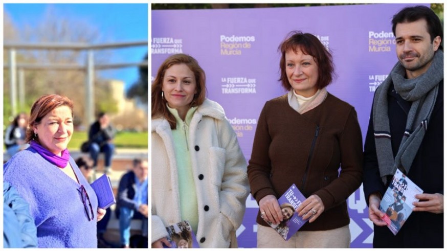 Las candidaturas de Podemos salen a la calle