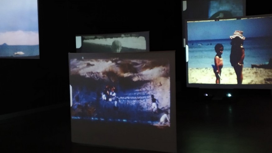 Las imágenes proyectadas en pantallas del ARQUA. VIVANCOS