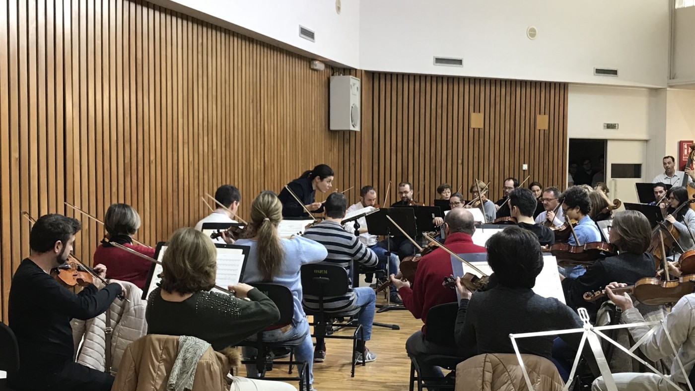 Ensayo de la Orquesta Sinfónica 