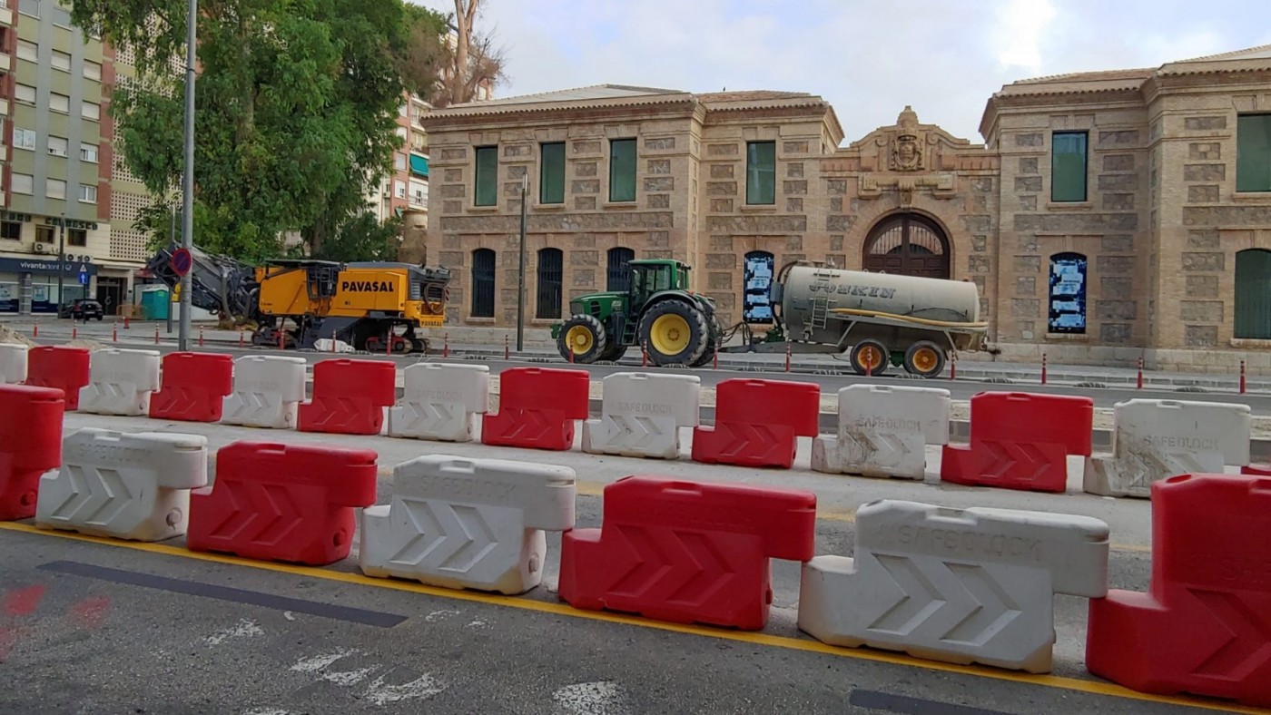 Comienza el lunes el asfaltado en Gran Vía y Primo de Rivera de Murcia