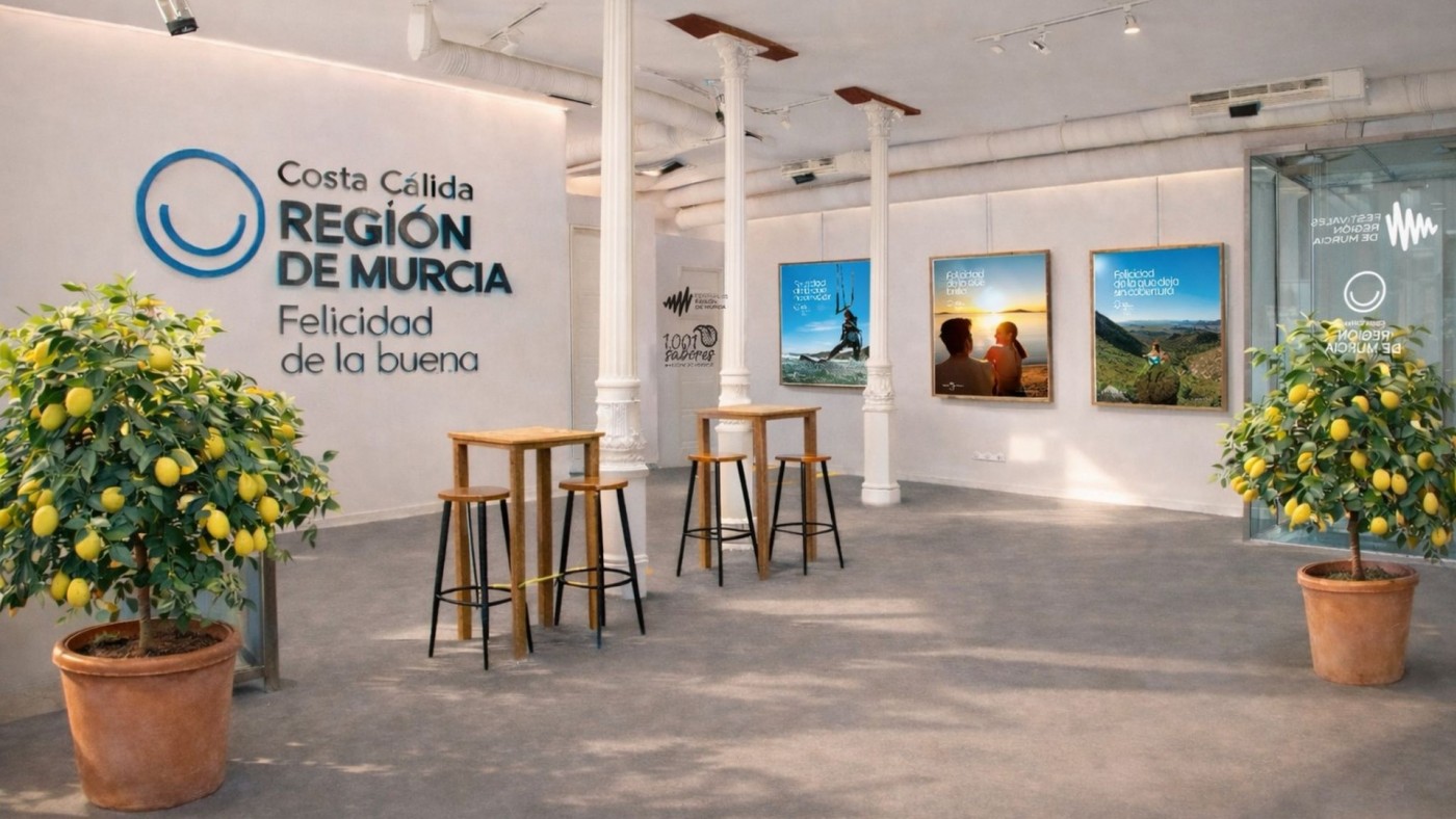 La Región de Murcia inaugura una oficina pop-up en Madrid para promocionar su cultura y gastronomía