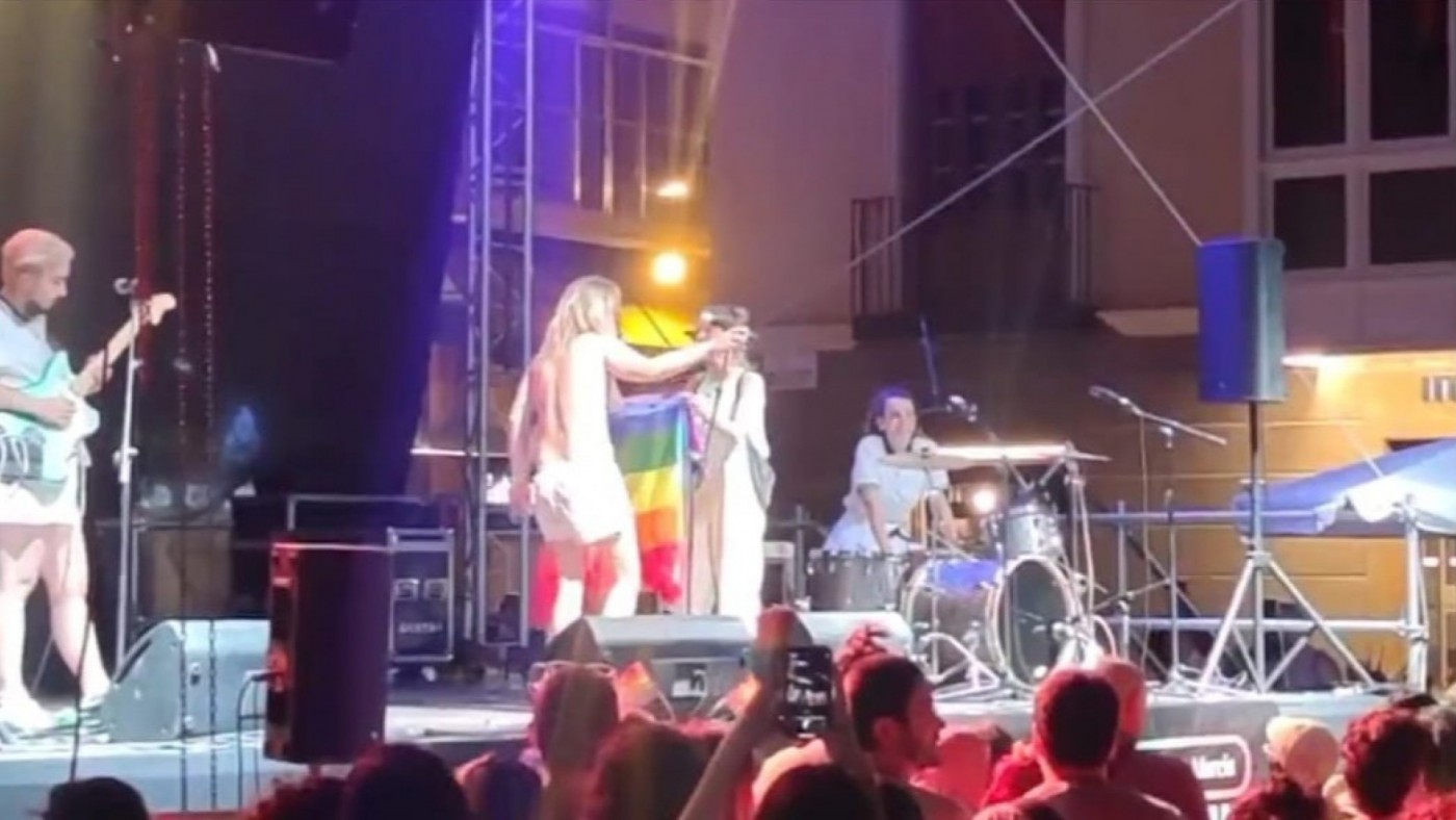 La Policía Local investiga la paralización del concierto de Rocío Saiz en Murcia al mostrar sus pechos