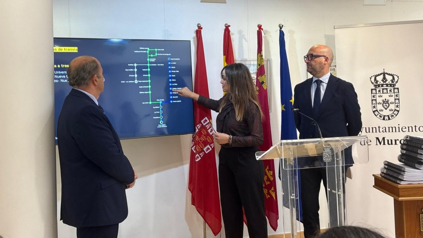 El tranvía llegará a la estación de El Carmen con cuatro nuevas paradas y una inversión de 101,6 millones