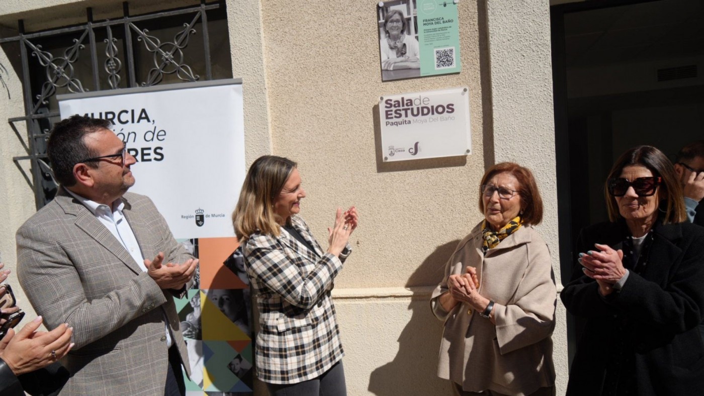 Francisca Moya del Baño ya forma parte del itinerario "Murcia, región de mujeres"