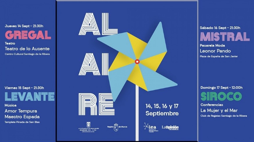 Hablamos de 'Al aire', la nueva propuesta cultura de San Javier para septiembre, con su director artístico, Agus McNamara