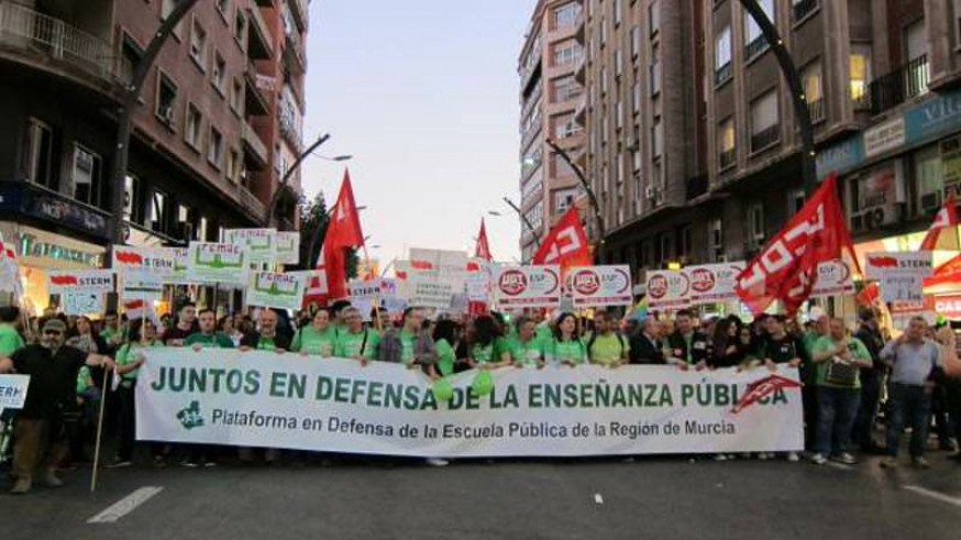 Manifestación por la Enseñanza Pública. EUROPA PRESS.