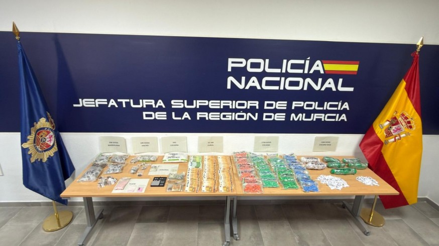 Cinco detenidos por tráfico de drogas tras una pelea en una vivienda de la pedanía murciana de Patiño