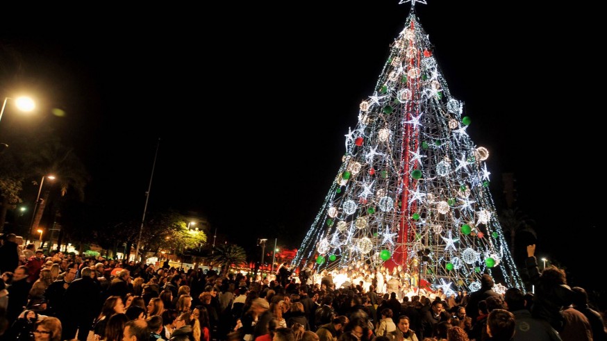 Imagen de archivo del Gran Árbol de NAVIDAD