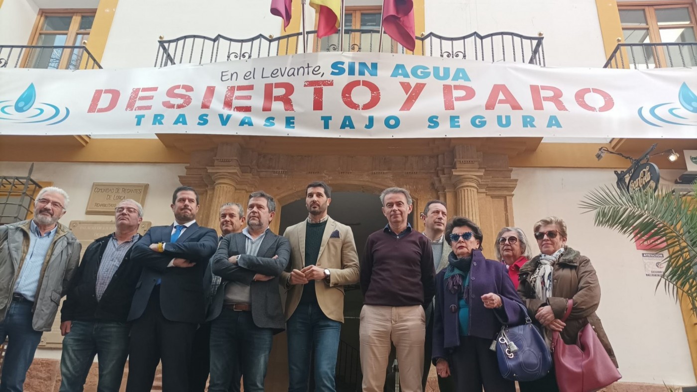 Llamamiento de los regantes de Lorca para acudir a la manifestación en Madrid