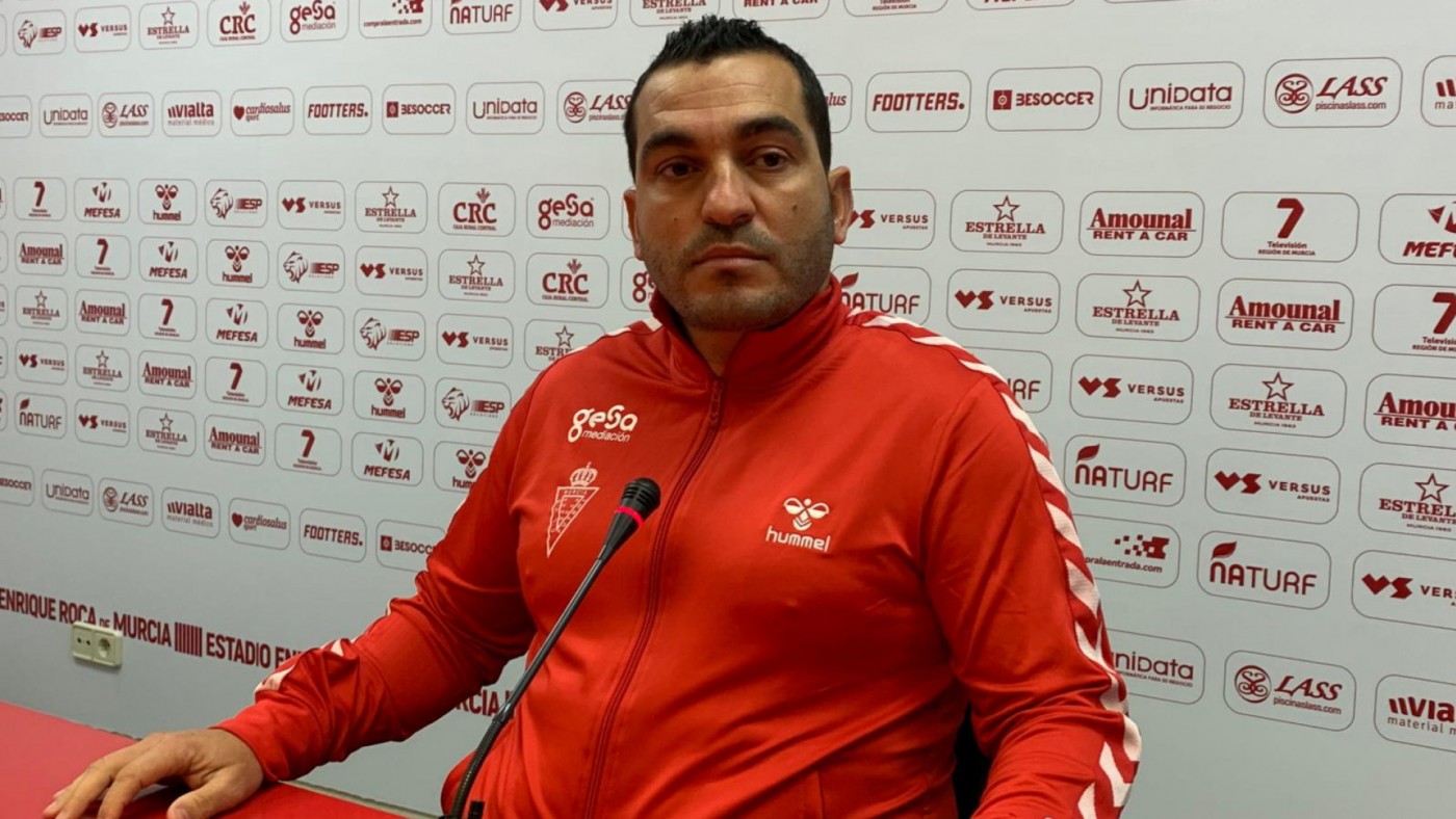 Adrián Hernández, entrenador del Real Murcia