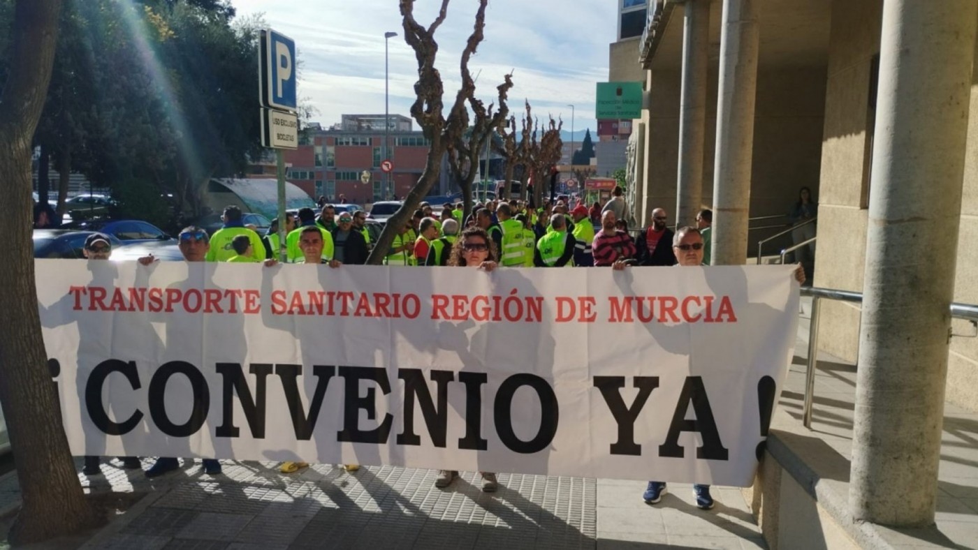 El transporte sanitario de la Región de Murcia inicia una huelga este jueves 