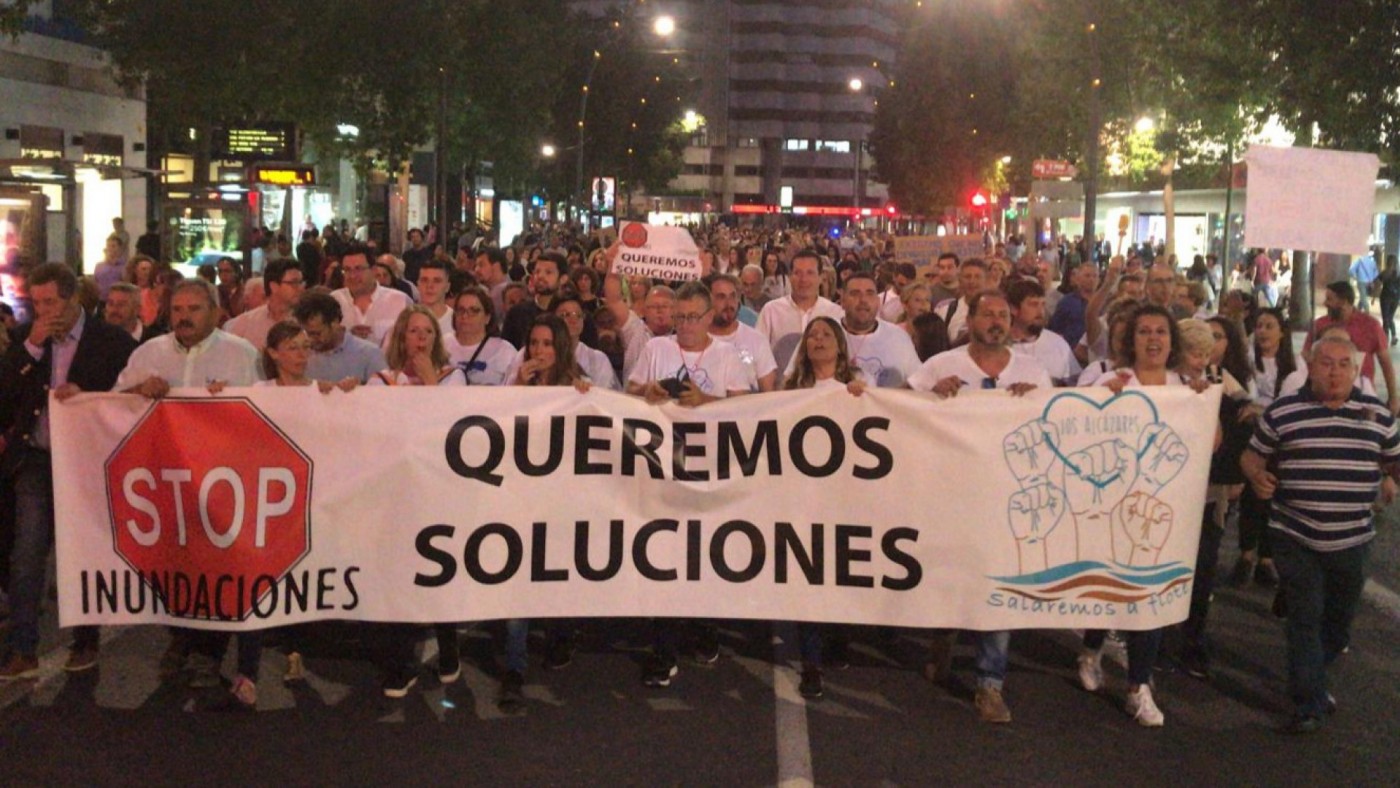 Manifestación por las calles de Murcia 