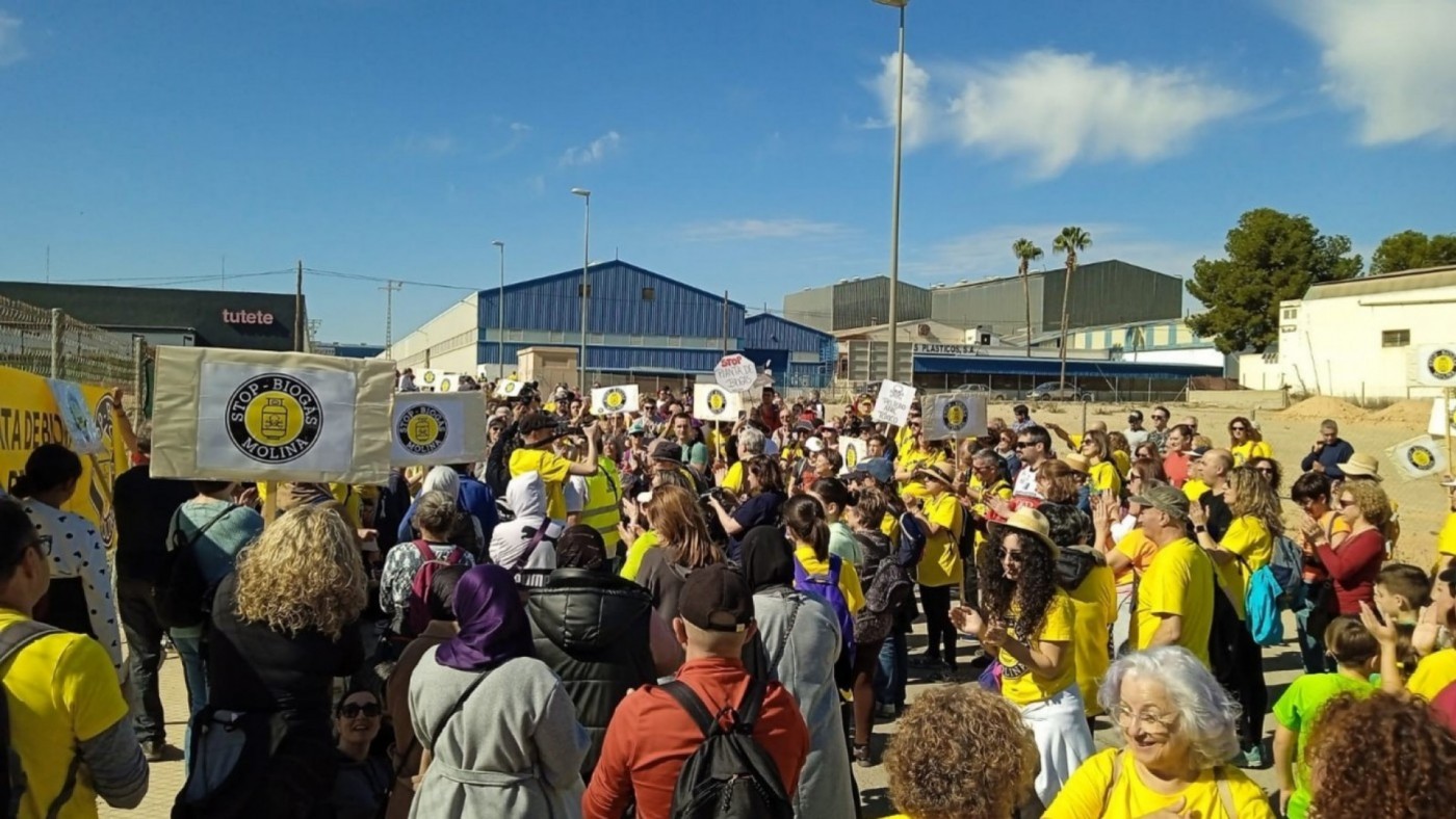 Cuarta manifestación en Molina contra la Planta de Biogás de La Polvorista