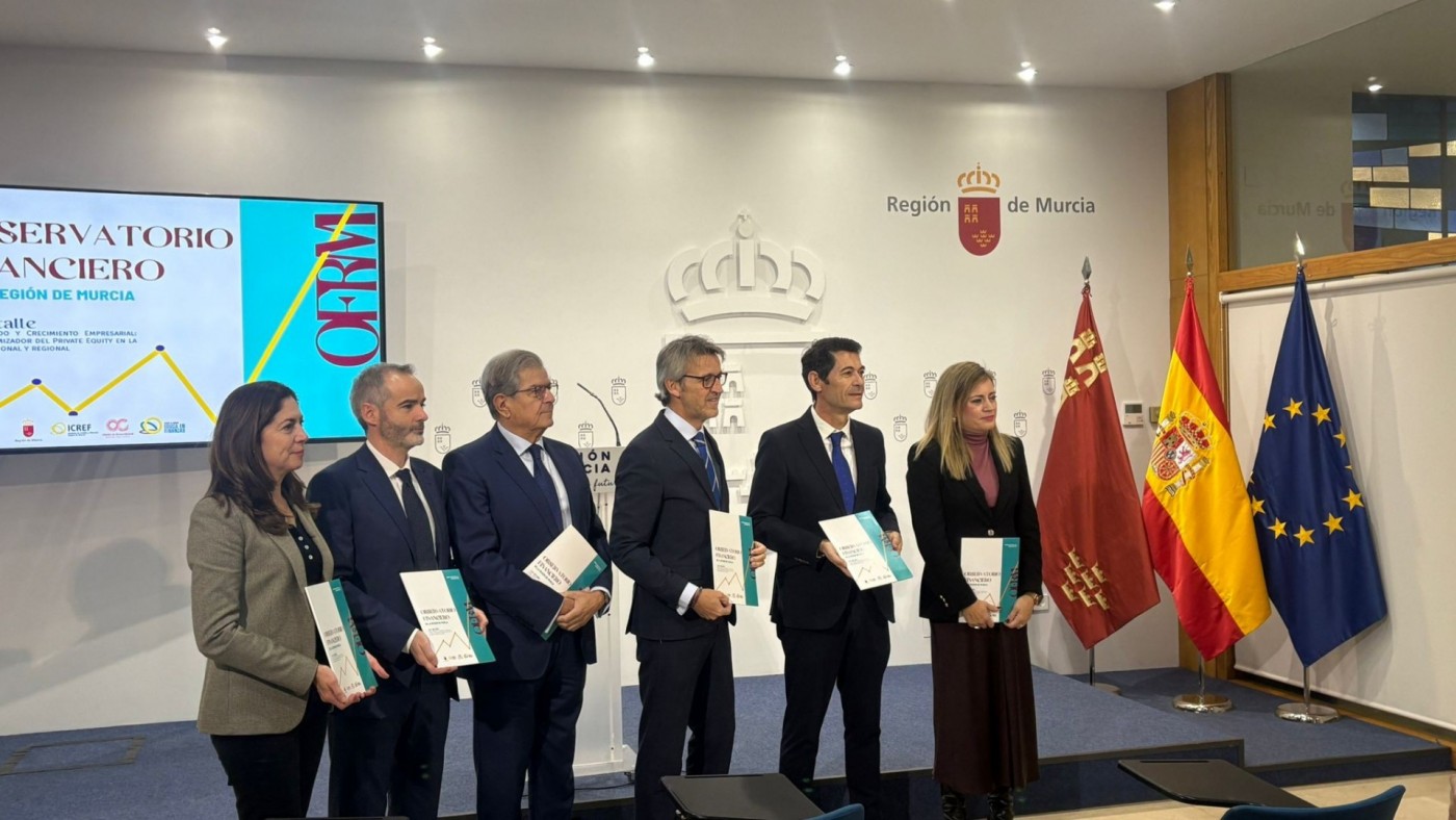 La inversión de capital privado se cuadruplica en la Región de Murcia y alcanza los 365 millones entre 2020 y 2023