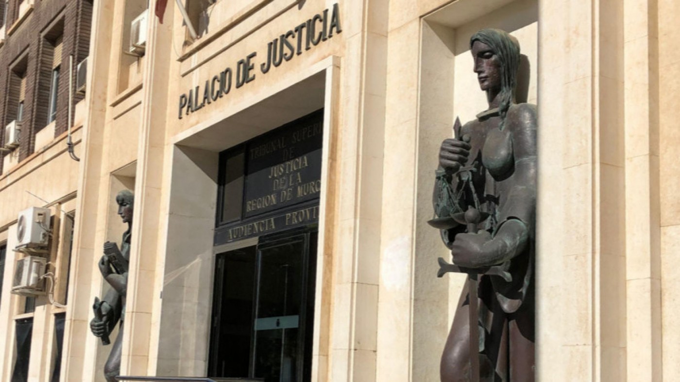 Imagen del palacio de Justicia de Murcia