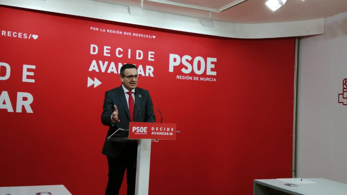 Diego Conesa, secretario regional del PSOE