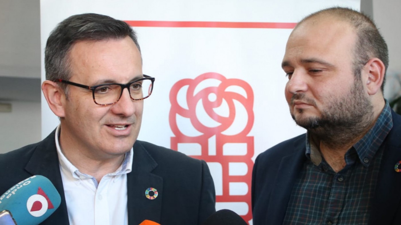Diego Conesa y Manuel Torres. PSRM-PSOE