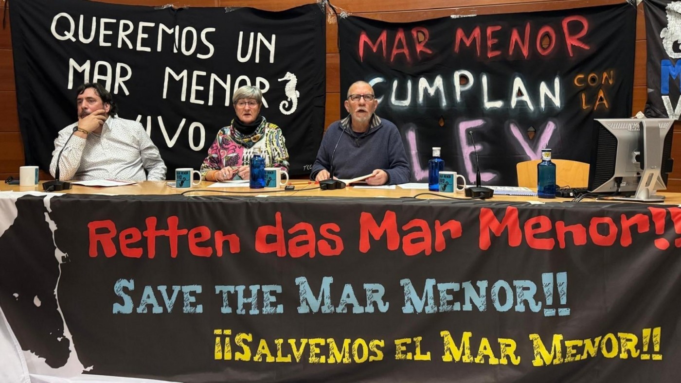 Las organizaciones del Mar Menor, contra la reforma de la ley