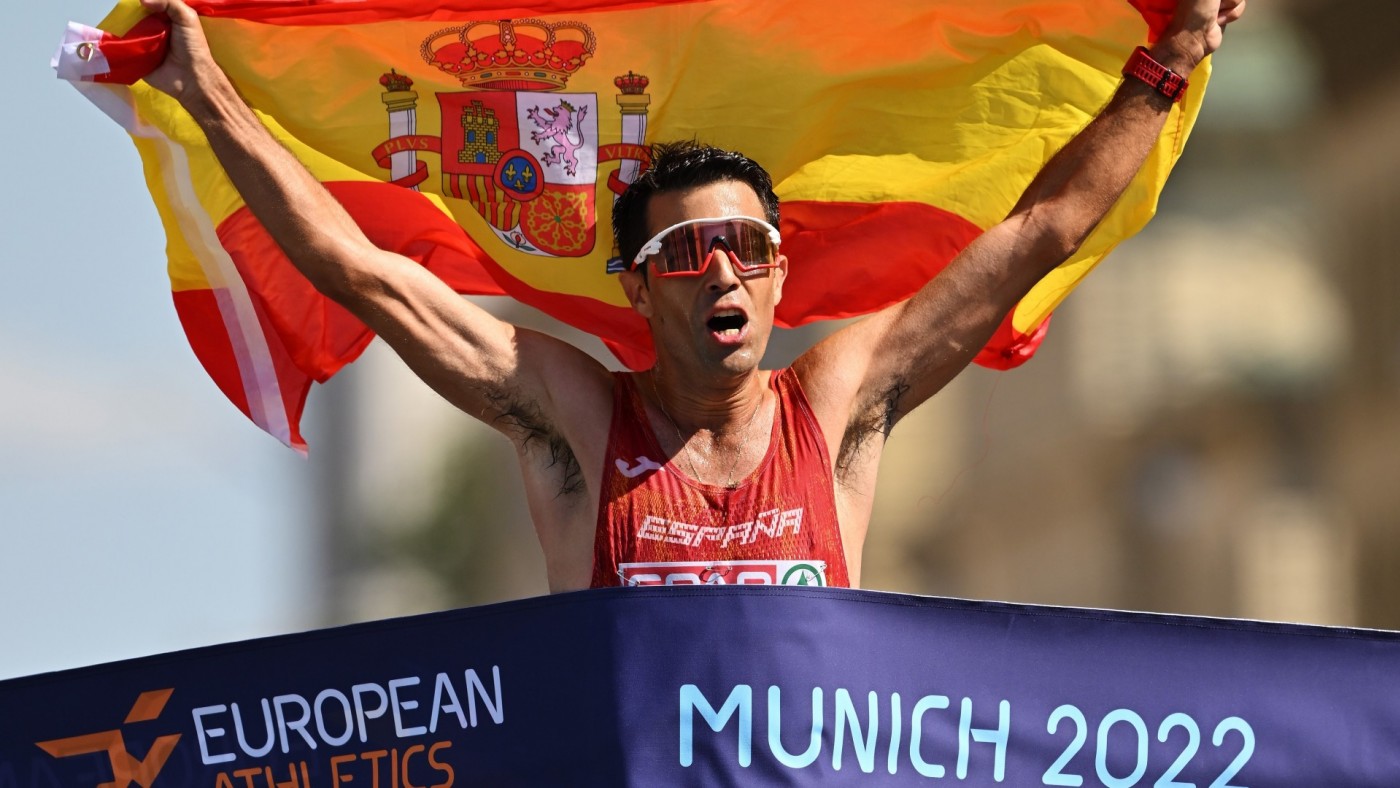 Miguel Ángel López 'vuela' en Múnich y logra el oro en los 35 kilómetros marcha