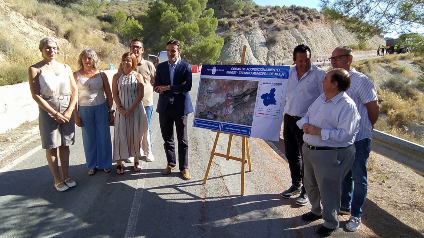 Medio millón para renovar la carretera muleña de Monteral
