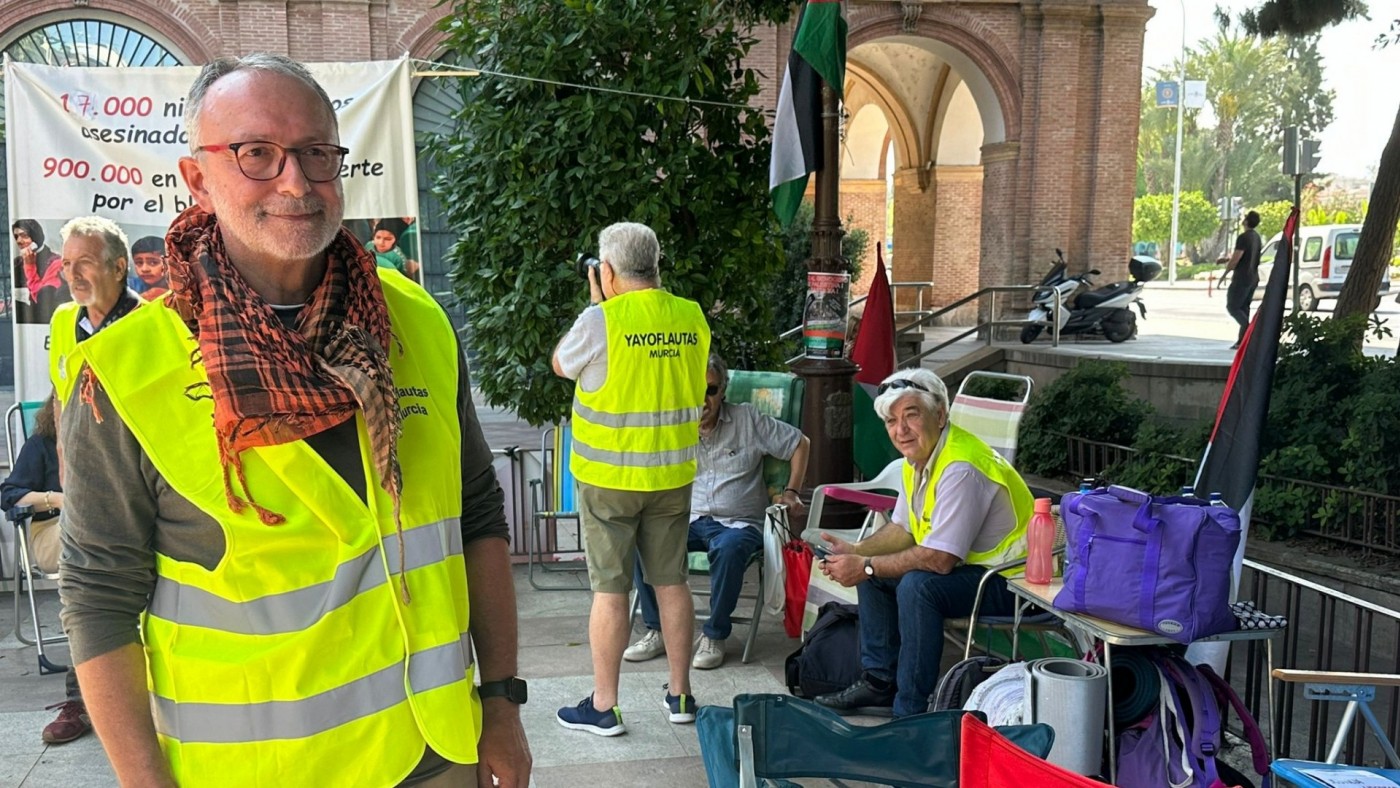 Cinco murcianos rumbo a Gaza