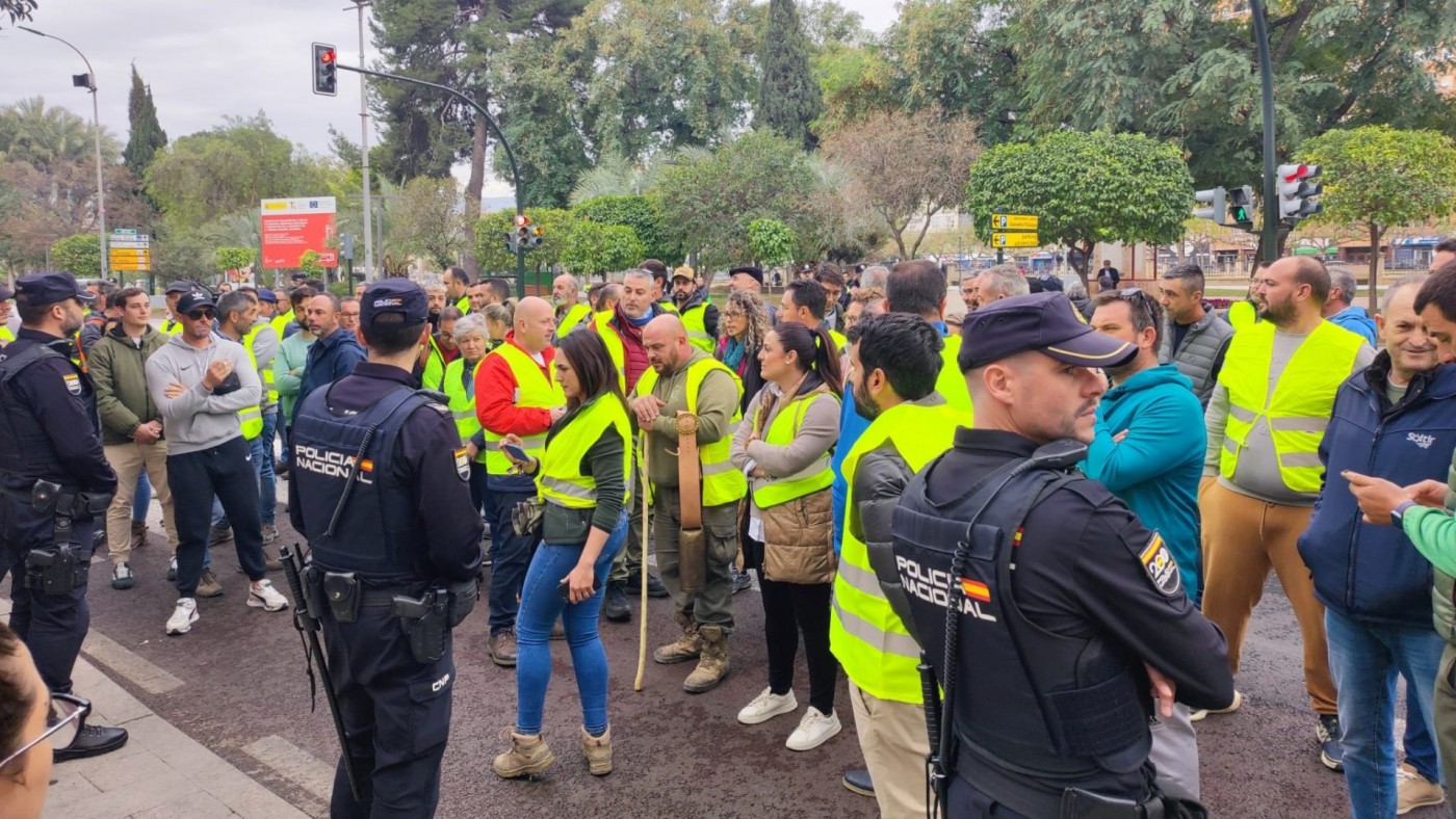 Los agricultores de la Plataforma 6-F no solicitan autorización para la protesta de este sábado