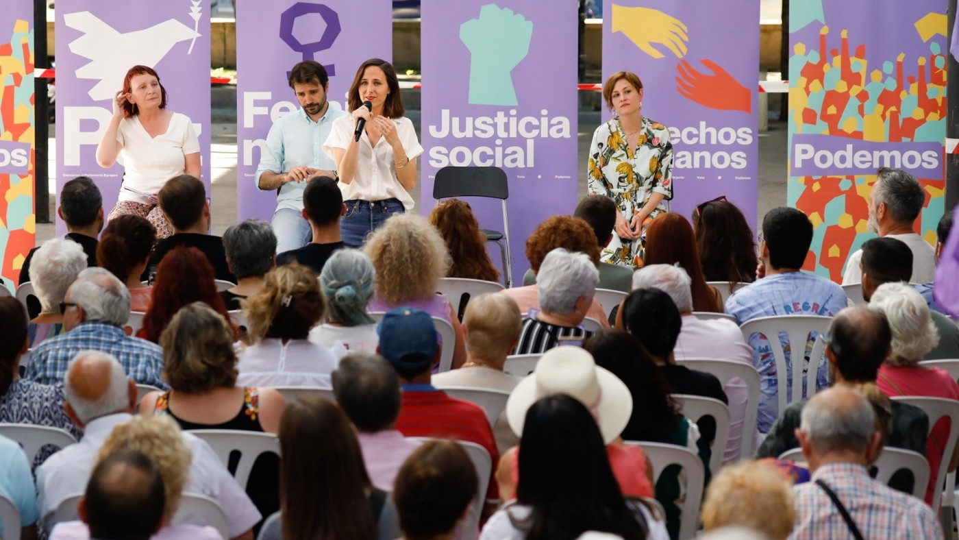 Belarra protagoniza el acto electoral central de Podemos en la Región de Murcia
