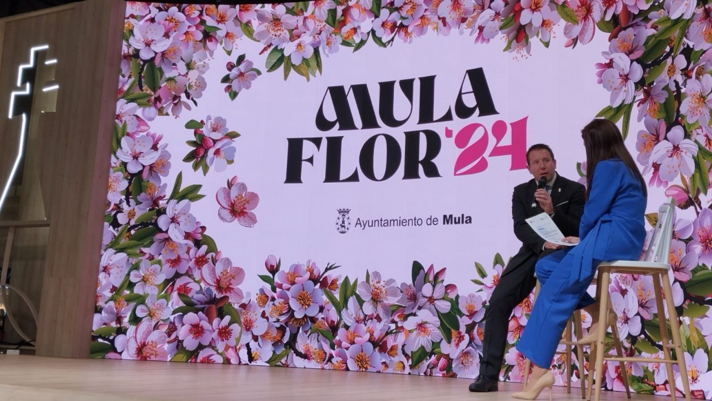 La floración del almendro de Mula, referente turístico en FITUR