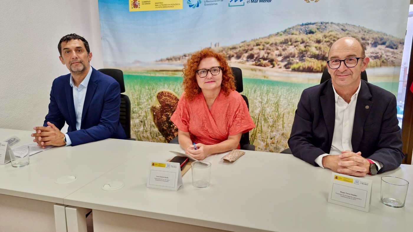 Miteco, UMU y UPCT firman un convenio para evaluar la recuperación del Mar Menor