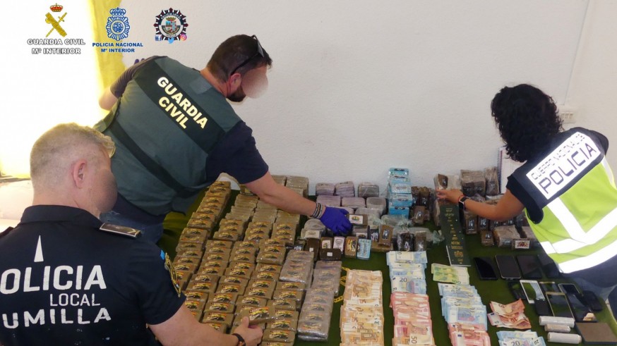 Desarticulada una red de tráfico de drogas que distribuía en Murcia, Alicante y Albacete 