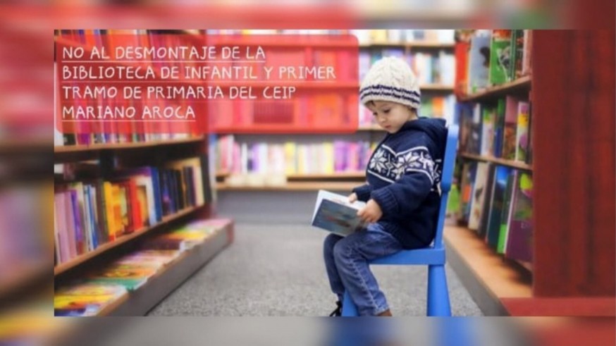 El AMPA del Mariano Aroca, en pie de guerra para evitar que cierren la biblioteca infantil