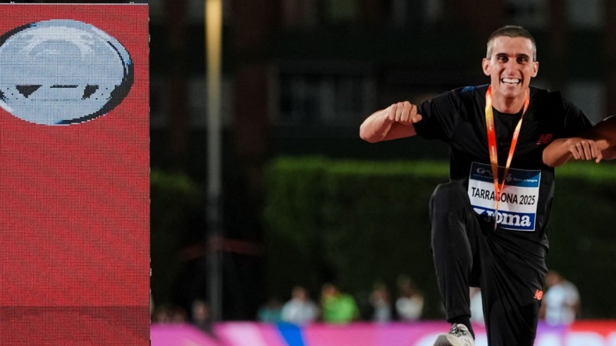 Mariano García, plata en los Campeonatos de España de atletismo