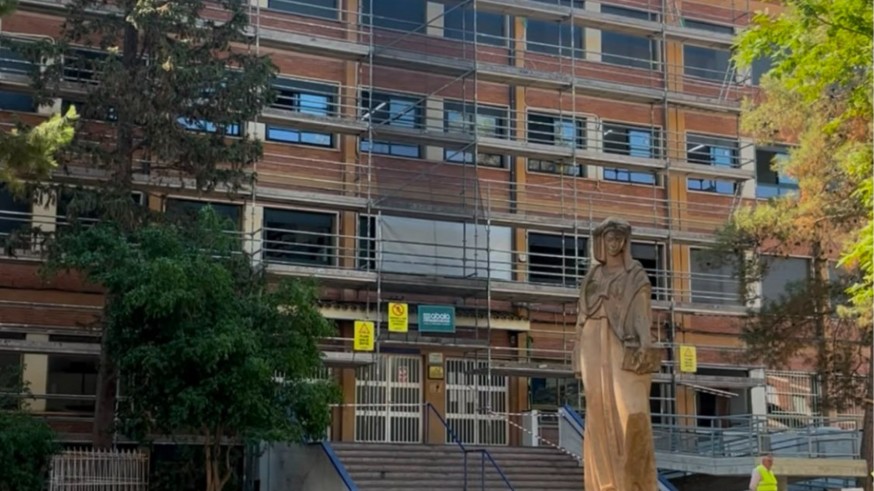 Ocho grados menos gracias a las obras de rehabilitación