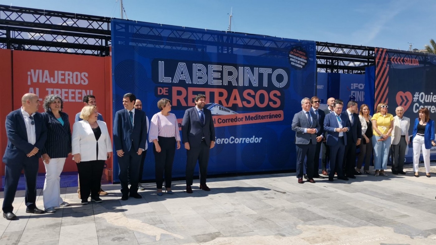 Cartagena, primera parada del “laberinto de retrasos” del Corredor Mediterráneo