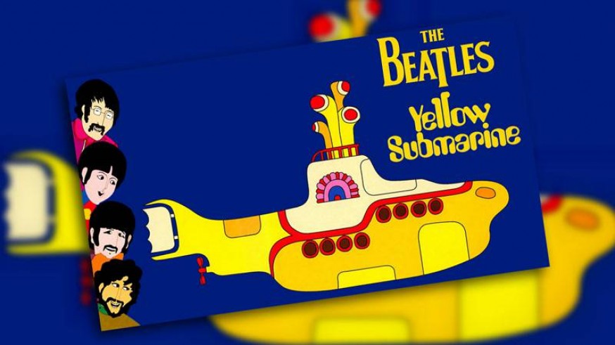 Dibujo de Yellow Submarine de The Beatles